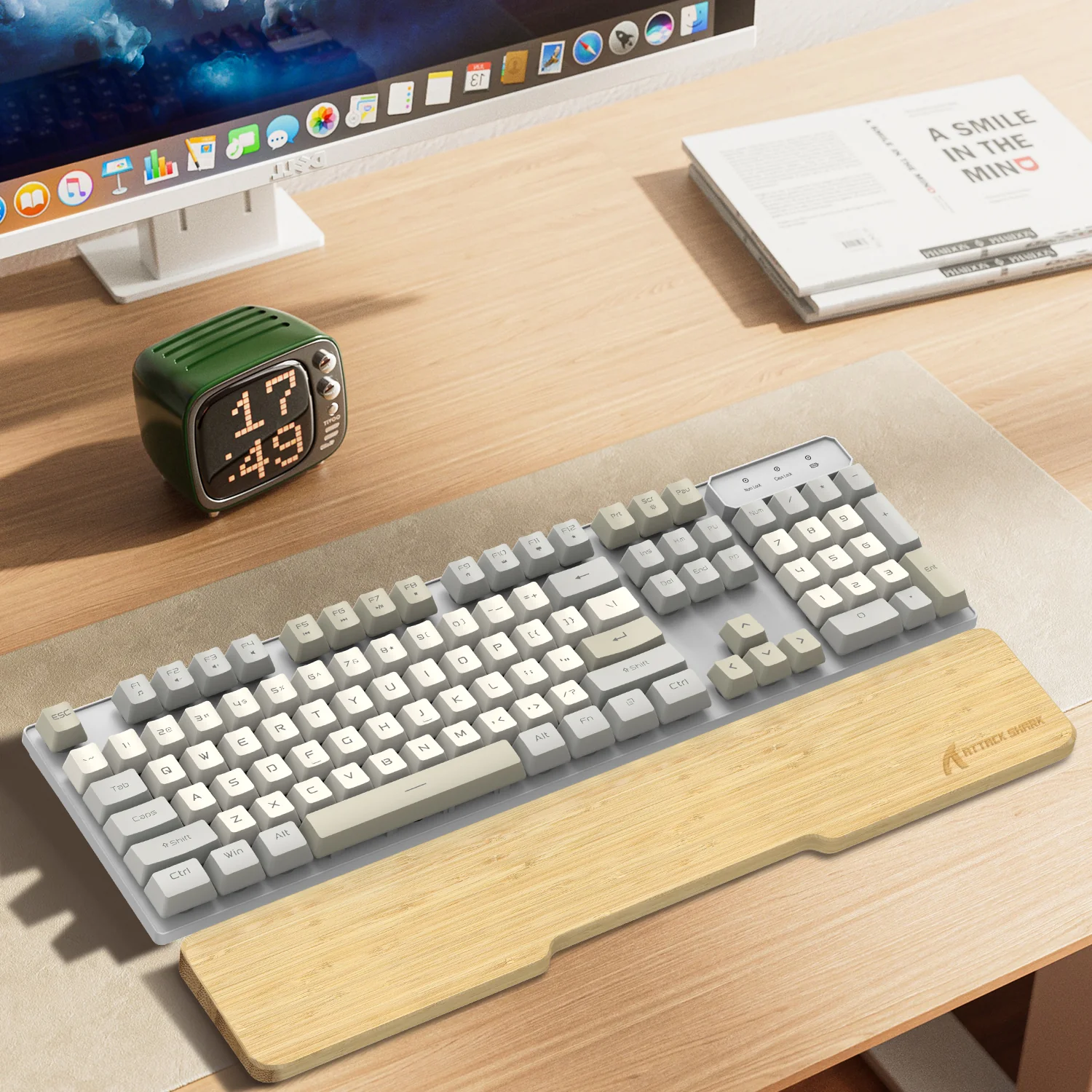ATTACK SHARK WZ01 Bamboo Wrist Rest - Image 35