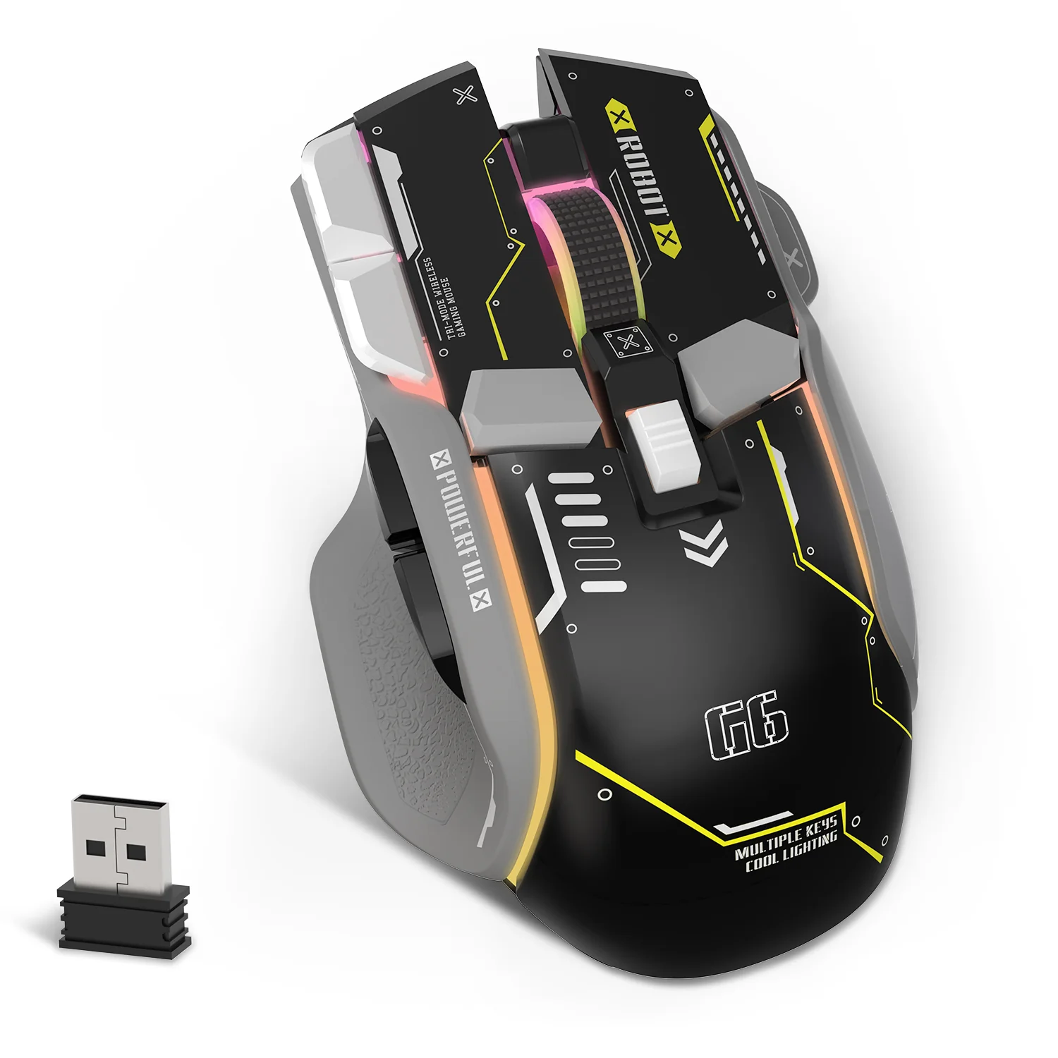 ATTACK SHARK G6 Tri-mode Gaming Mouse - Image 12