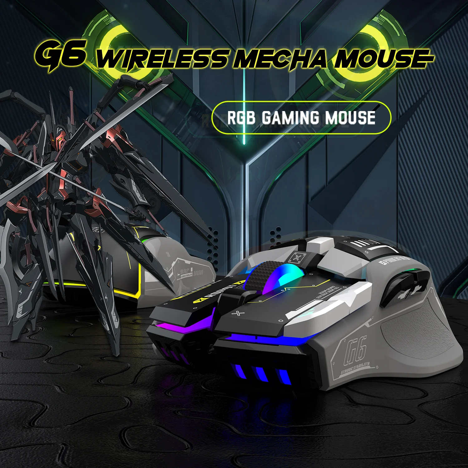 ATTACK SHARK G6 Tri-mode Gaming Mouse - Image 13