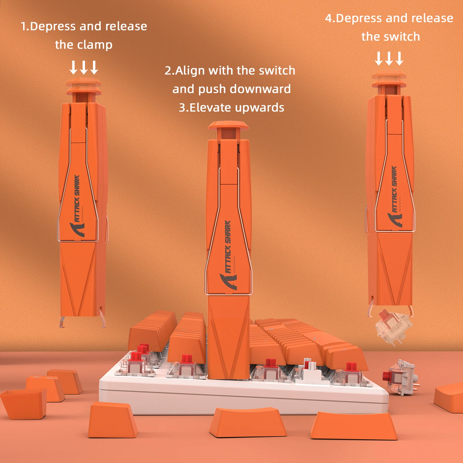 ATTACK SHARK KS01 KEYCAP & SWITCH PULLER - Image 13