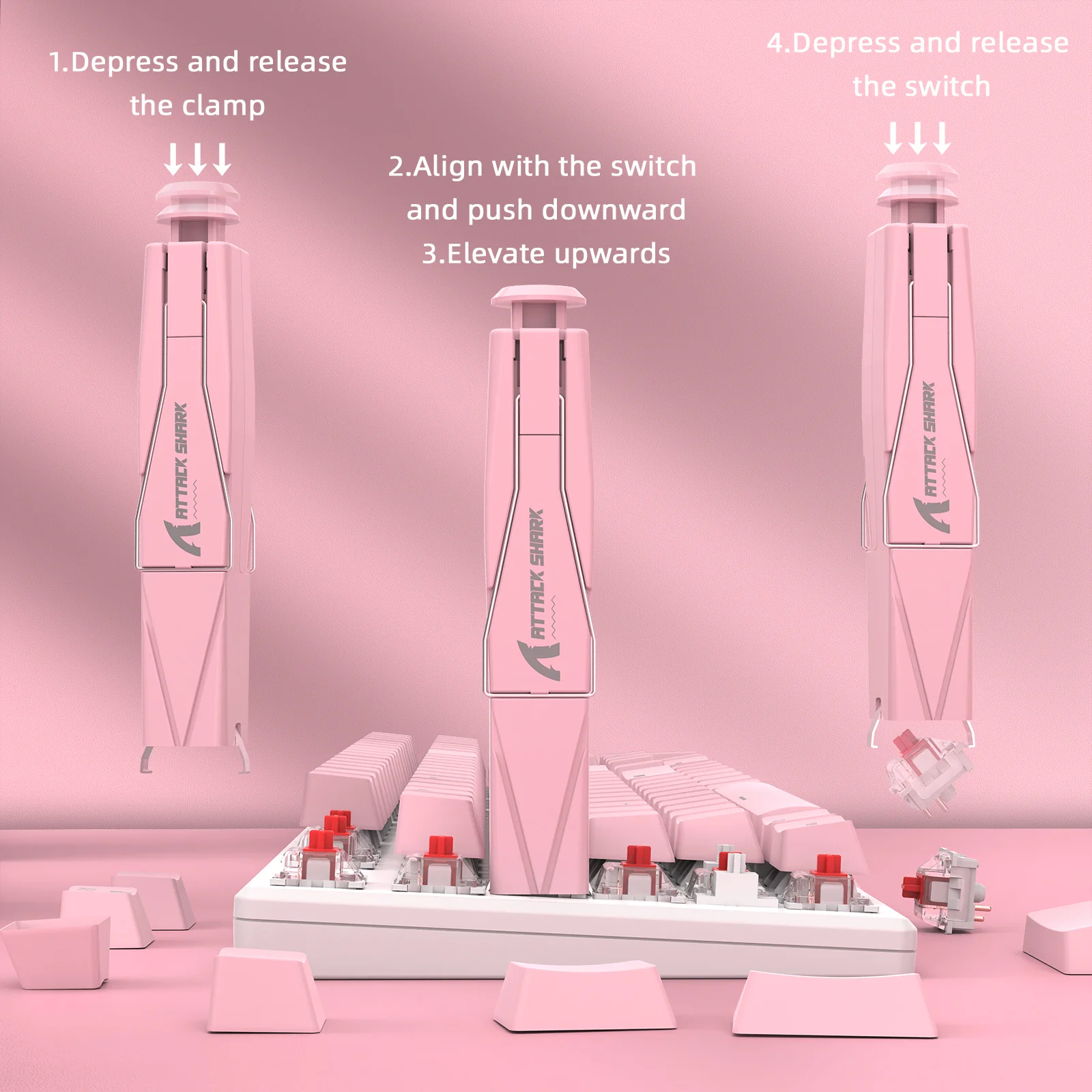 ATTACK SHARK KS01 KEYCAP & SWITCH PULLER - Image 22