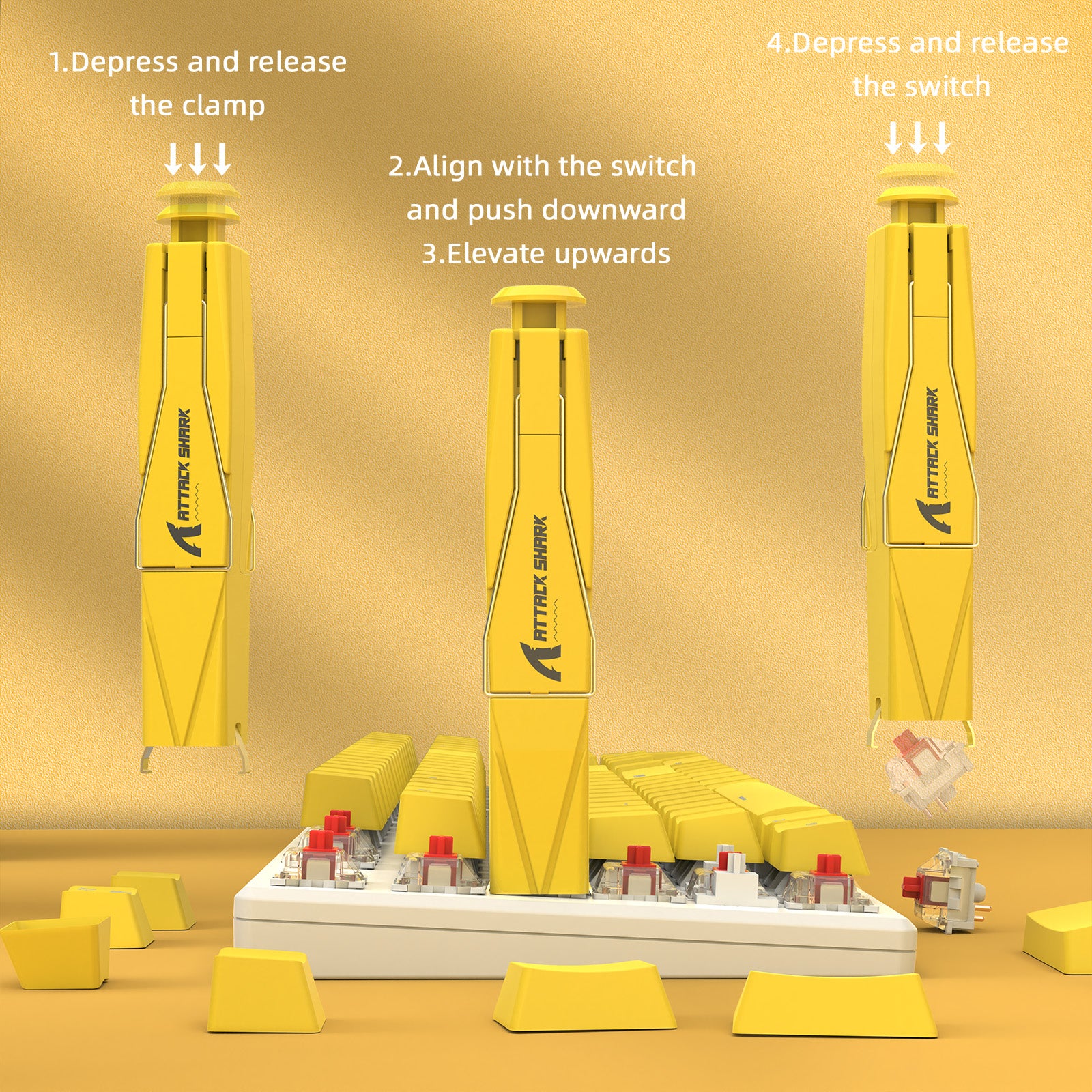 ATTACK SHARK KS01 KEYCAP & SWITCH PULLER - Image 31