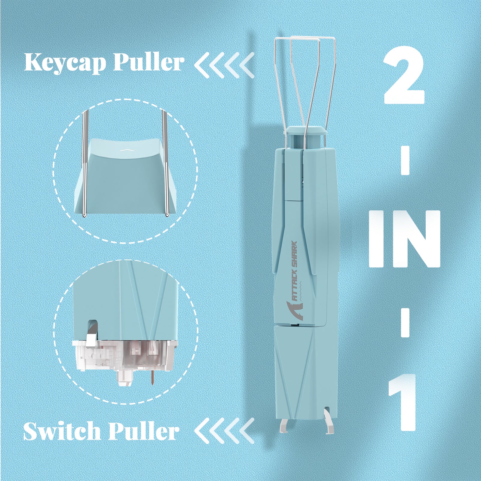 ATTACK SHARK KS01 KEYCAP & SWITCH PULLER - Image 38