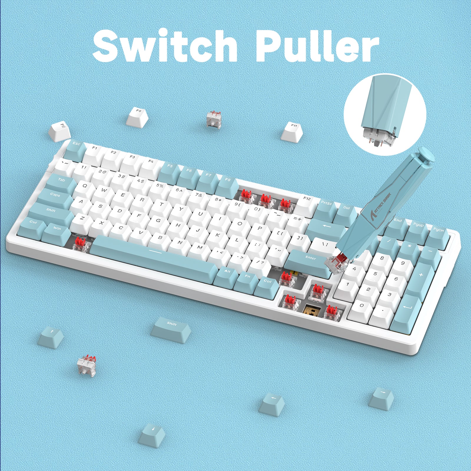 ATTACK SHARK KS01 KEYCAP & SWITCH PULLER - Image 43