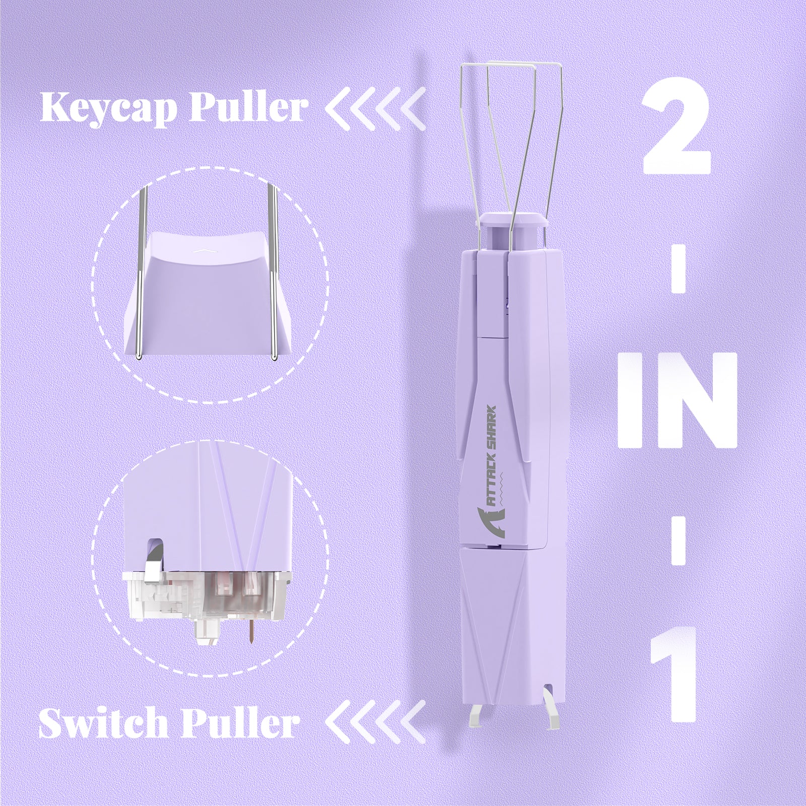 ATTACK SHARK KS01 KEYCAP & SWITCH PULLER - Image 47