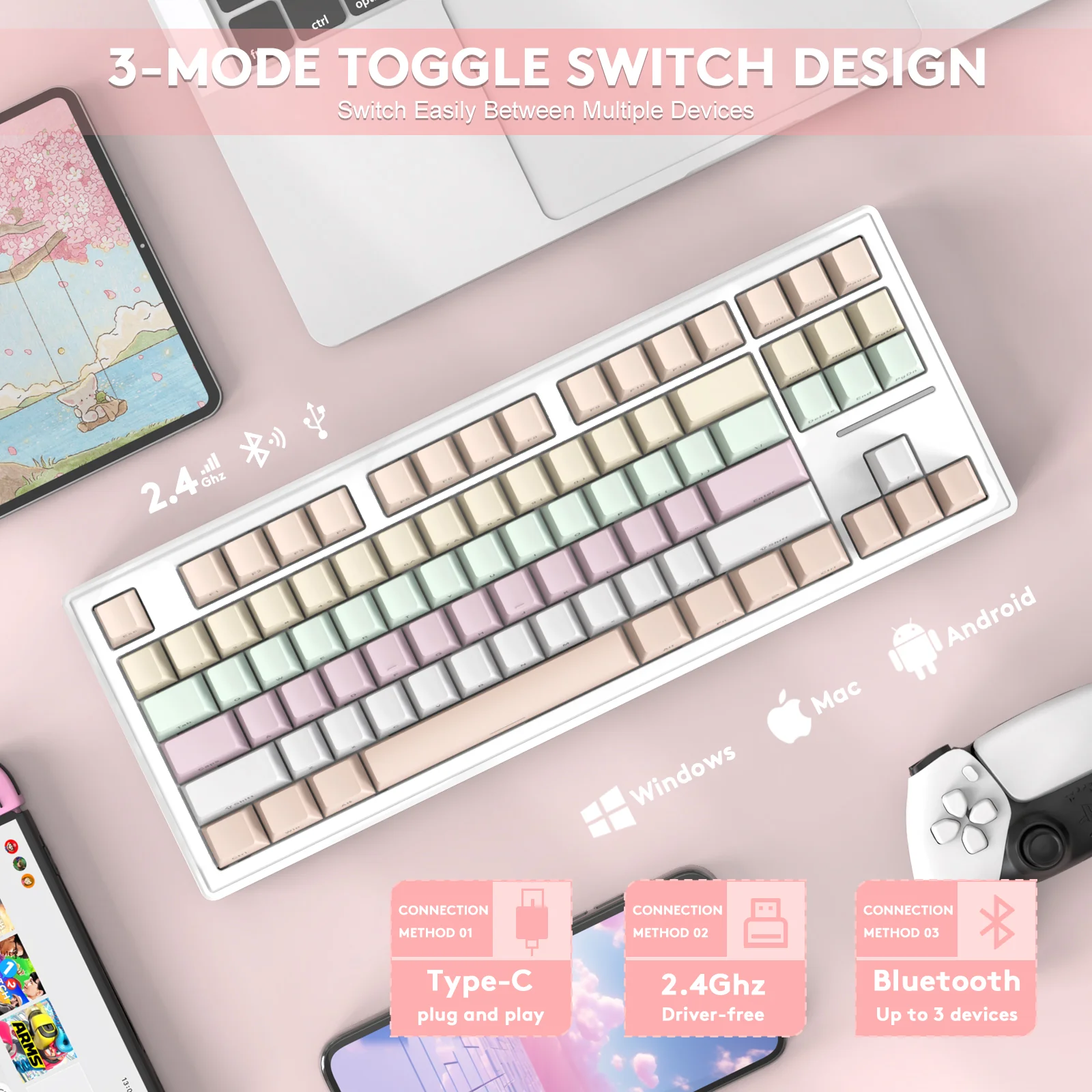 ATTACK SHARK M87 Wireless Mechanical Keyboard - Image 12