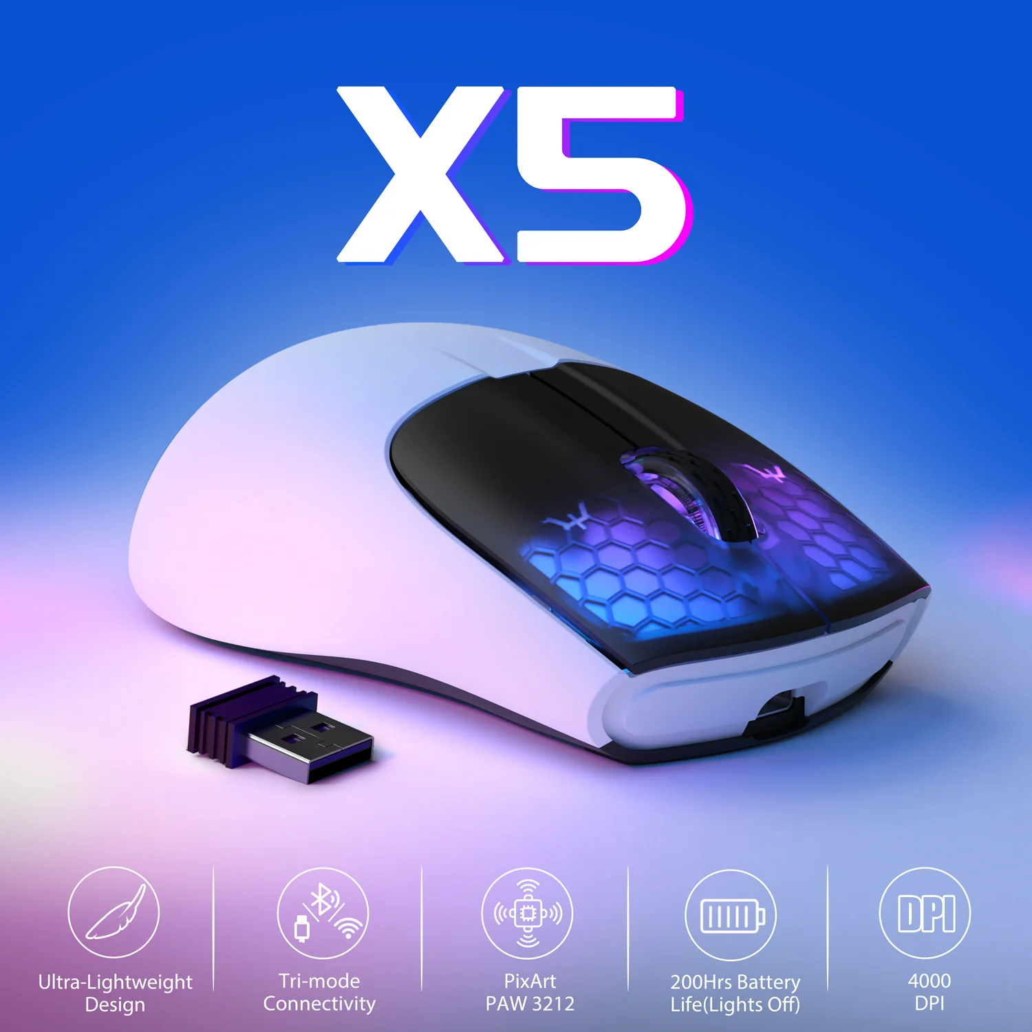ATTACK SHARK X5 Wireless Gaming Mouse - Image 18