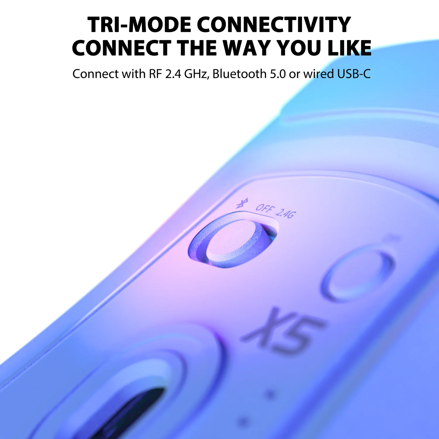 ATTACK SHARK X5 Wireless Gaming Mouse - Image 3