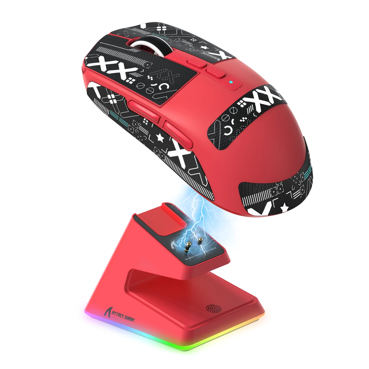 ATTACK SHARK X6 Three Modes Gaming Mouse With Charging Dock - Image 12
